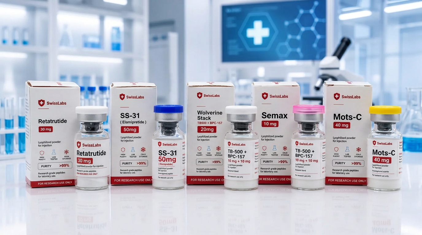 Gama de peptide de cercetare Swiss Labs